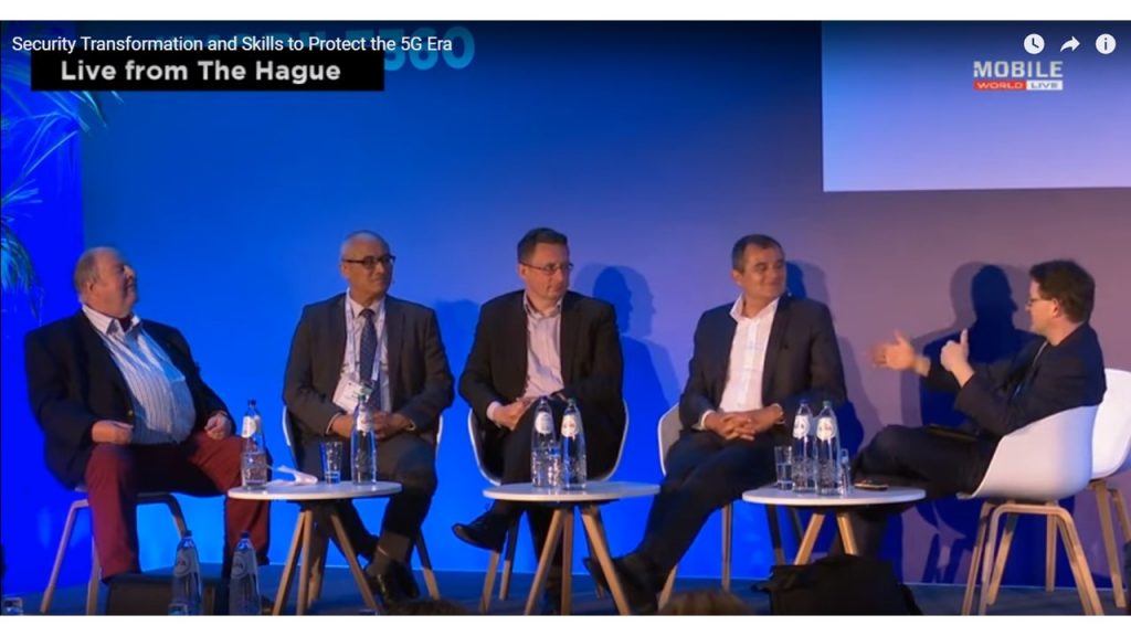 Chairing a session at the GSMA’s 5G Security Event Chairing a session at the GSMA’s 5G Security Event